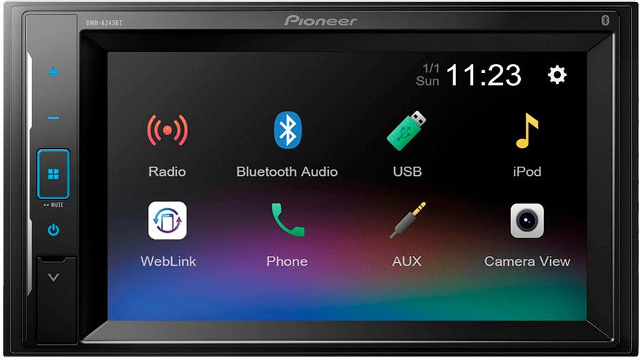 Автомагнитола Pioneer DMH-A245BT 2DIN 4x50Вт фото 1
