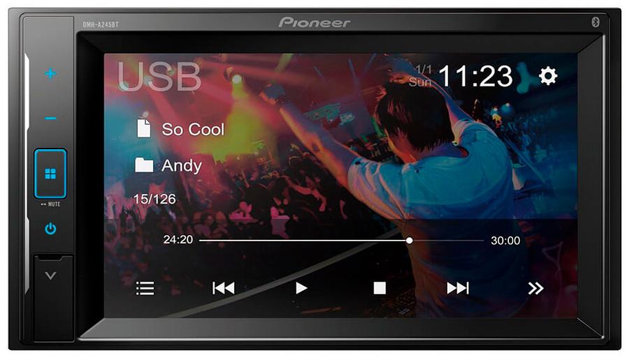Автомагнитола Pioneer DMH-A245BT 2DIN 4x50Вт фото 2
