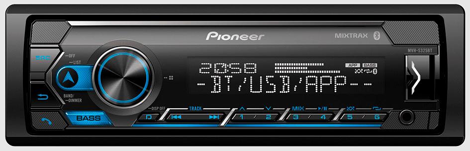 Автомагнитола Pioneer MVH-S325BT 1DIN 4x50Вт фото 2