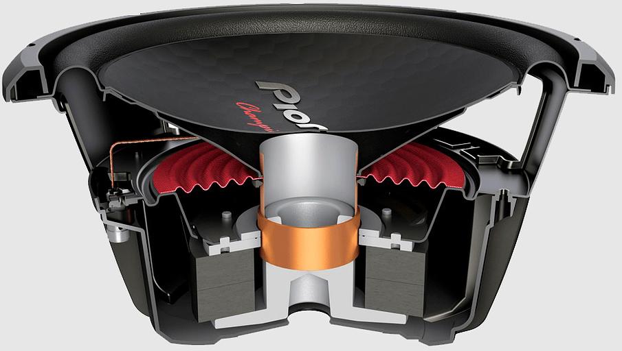 Сабвуфер автомобильный Pioneer TS-W312S4 500Вт пассивный (30см/12") фото 3