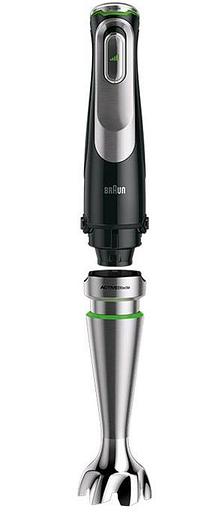 Блендер погружной Braun MQ9135XI черный/серебристый фото 2
