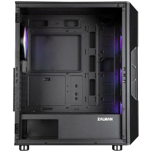 Корпус ZALMAN I3 NEO BLACK, ATX, BLACK, FRONT MESH, WINDOW, 2x3.5", 3x2.5", 1xUSB2.0, 2xUSB3.0, FAN CONTROLLER, FRONT 3x120mm RGB, REAR 1x120mm RGB (I3 NEO Black) фото 3