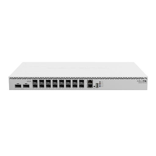Маршрутизатор MikroTik Cloud Router Switch 518-16XS-2XQ, 2x 100 Gigabit QSFP28 ports and 16x 25 Gigabit SFP28 ports,4 fans, 2 PSU (CRS518-16XS-2XQ-RM) фото 2
