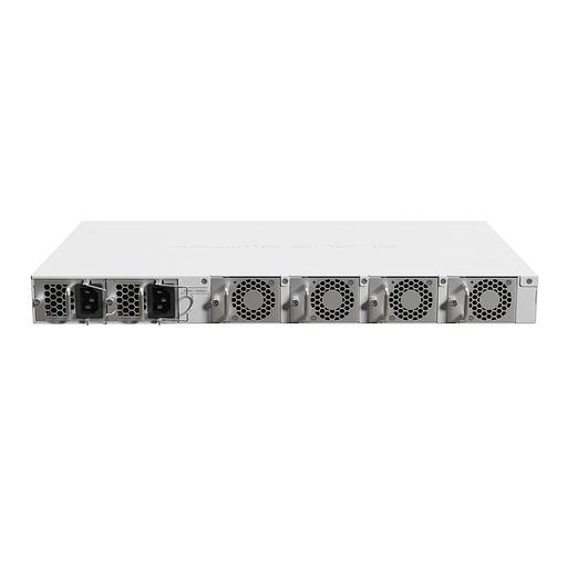 Маршрутизатор MikroTik Cloud Router Switch 518-16XS-2XQ, 2x 100 Gigabit QSFP28 ports and 16x 25 Gigabit SFP28 ports,4 fans, 2 PSU (CRS518-16XS-2XQ-RM) фото 3