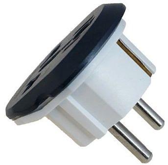 Адаптер-переходник 11626/20 (1 розетка) темно-серый фото 3