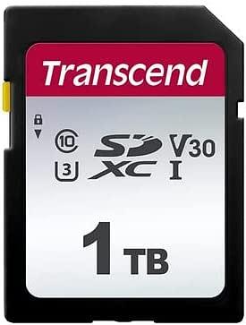 Флеш карта SDXC 1Tb Class10 Transcend TS1TSDC300S w/o adapter фото 1