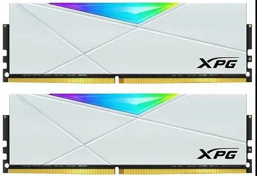 Модуль памяти ADATA 32GB (2 x 16Gb) DDR4 UDIMM, XPG SPECTRIX D50, 3600MHz CL18-22-22, 1.35V, RGB + Белый Радиатор фото 1