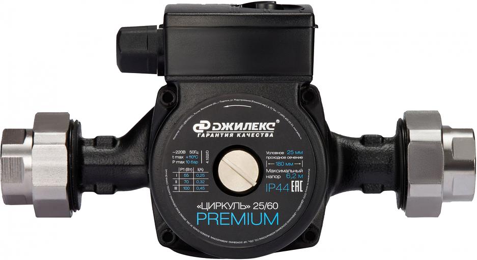 Насос циркуляционный Джилекс Циркуль 25/60 PREMIUM 100Вт 4200л/час (2561) фото 1