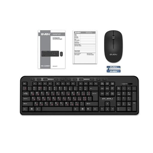 Беспроводной набор клавиатура+мышь SVEN KB-C3200W Sven SV-019044 фото 2