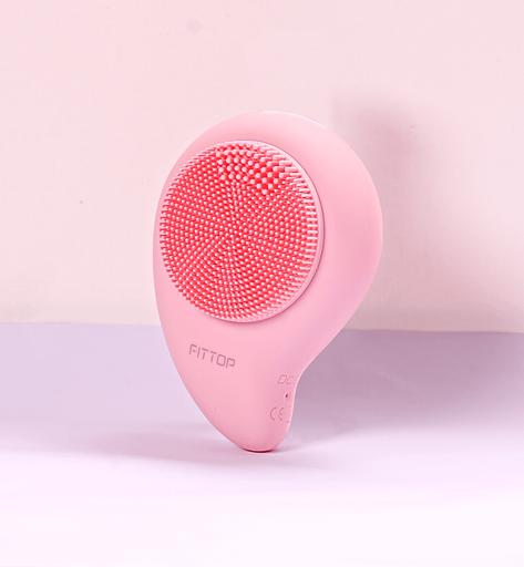 Многофункциональный массажер для чистки лица FITTOP L-Clear II, розовый фото 4