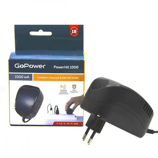 Блок питания GoPower Powerhit 1000 универсальн. (1/15/30) Блок питания GoPower Powerhit 1000 (00-00015343) фото 2