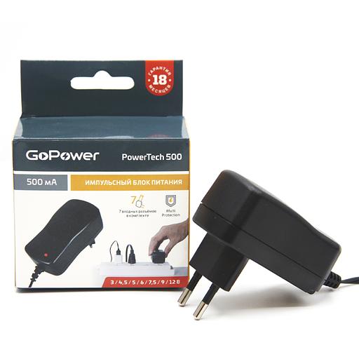 Блок питания GoPower PowerTech 500 универсальн. импульсный (1/100) GoPower PowerTech 500 (00-00015334) фото 2