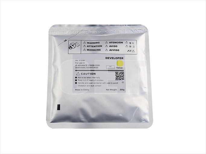 Девелопер для CANON iR ADVANCE C3320/3325i/3330/3525i/3530i (CET) Yellow, 200г, 240000 стр., CET171014 фото 1