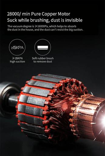 Пылесос deerma Vacuum Cleaner DX118C Gray+White фото 2