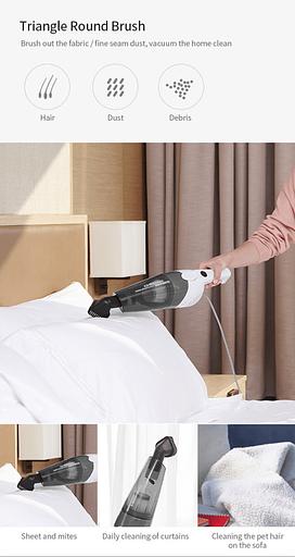 Пылесос deerma Vacuum Cleaner DX118C Gray+White фото 6