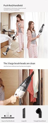 Пылесос deerma Vacuum Cleaner DX118C Gray+White фото 7