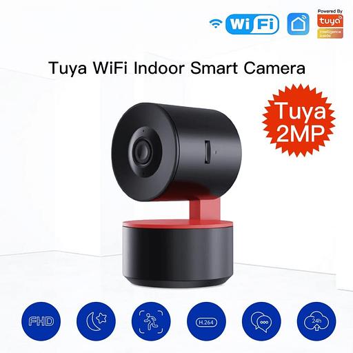 Камера MOES Smart camera WCM-P04 Wi-Fi with voice control, 2 МП, 345 град., до 128 Гб, 5В фото 2