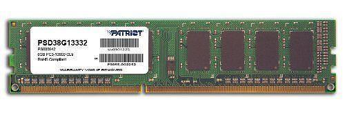 Модуль памяти DIMM 8GB PC10600 DDR3 PSD38G13332 PATRIOT фото 1