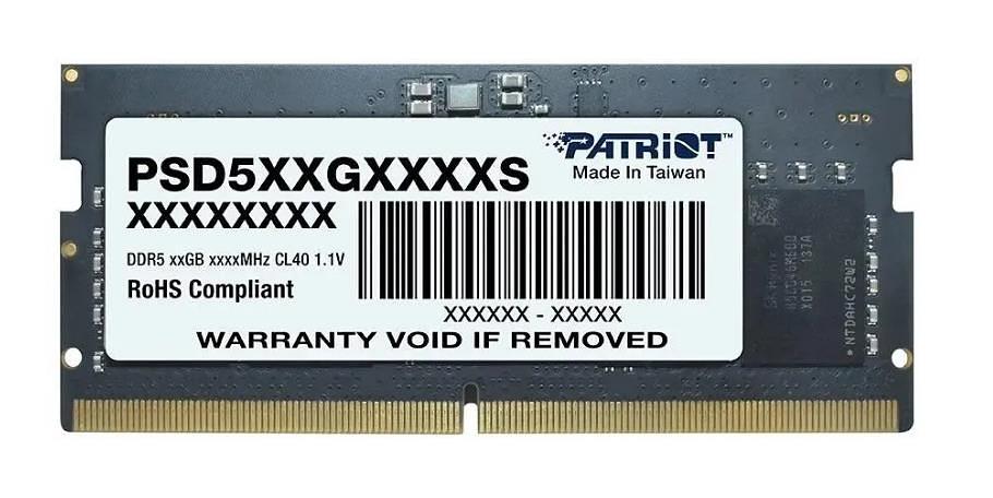 Модуль памяти для ноутбука SODIMM 16GB DDR5-4800 PSD516G480081S PATRIOT фото 1