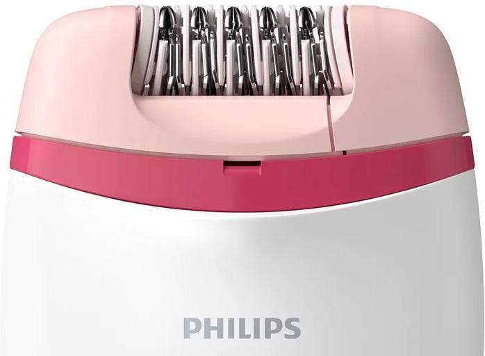Эпилятор Philips BRE235/00 скор.:2 насад.:1 от электр.сети белый/розовый фото 4