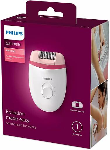 Эпилятор Philips BRE235/00 скор.:2 насад.:1 от электр.сети белый/розовый фото 6