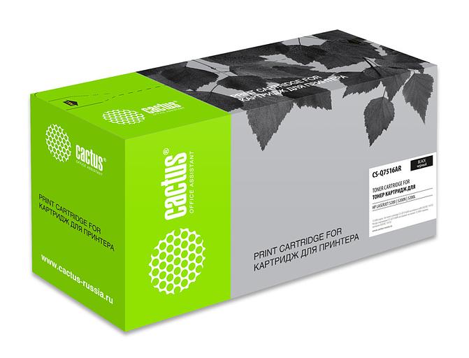 Картридж лазерный Cactus CS-Q7516AR черный (12000стр.) для HP LJ 5200/5200N/5200L фото 1