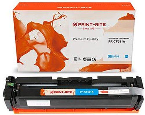 Картридж лазерный Print-Rite TFH931CPU1J PR-CF531A CF531A голубой (900стр.) для HP LJ M180n/M181fw фото 1