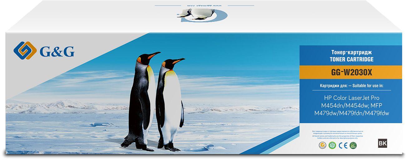Картридж лазерный G&G GG-W2030X 415X (есть ограничения по прошивке) черный (7500стр.) для HP LJ M454/MFP M479 фото 2