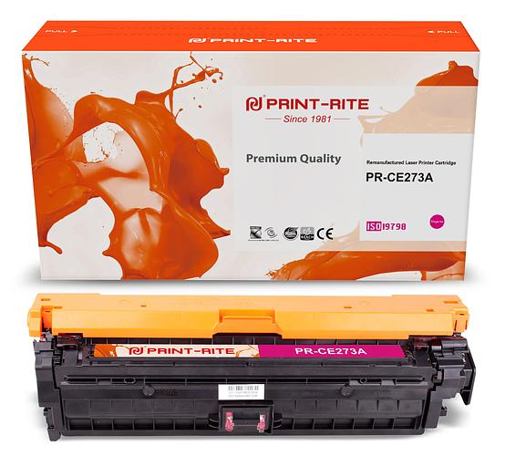 Картридж лазерный Print-Rite TRH862BPU1J PR-CE273A CE273A пурпурный (13500стр.) для HP LJ Ent CP5525 фото 1