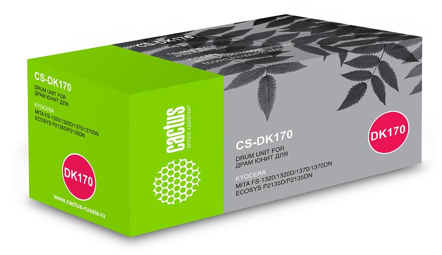 Блок фотобарабана Cactus CS-DK170 DK-170 черный ч/б:100000стр. для Kyocera Ecosys M2035/ M2035dn/M2535 Kyocera фото 1