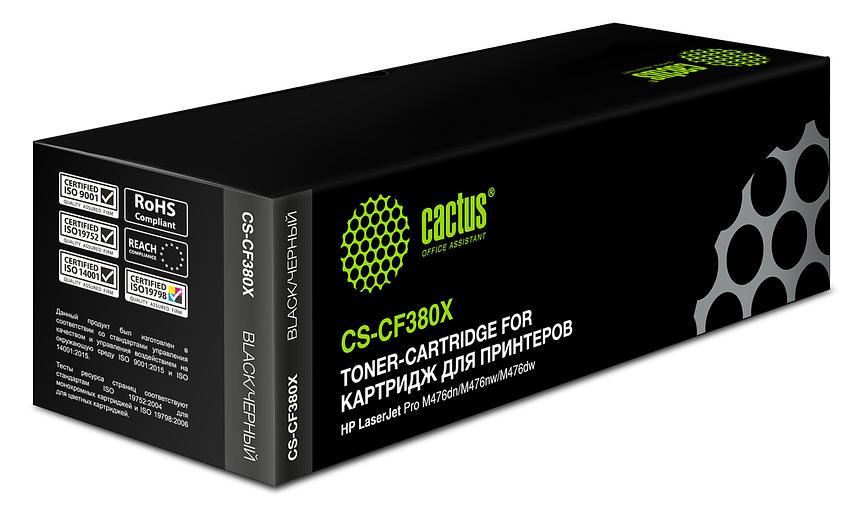 Картридж лазерный Cactus CS-CF380X CF380X черный (4400стр.) для HP LJ Pro M476dn/M476nw/M476dw фото 2
