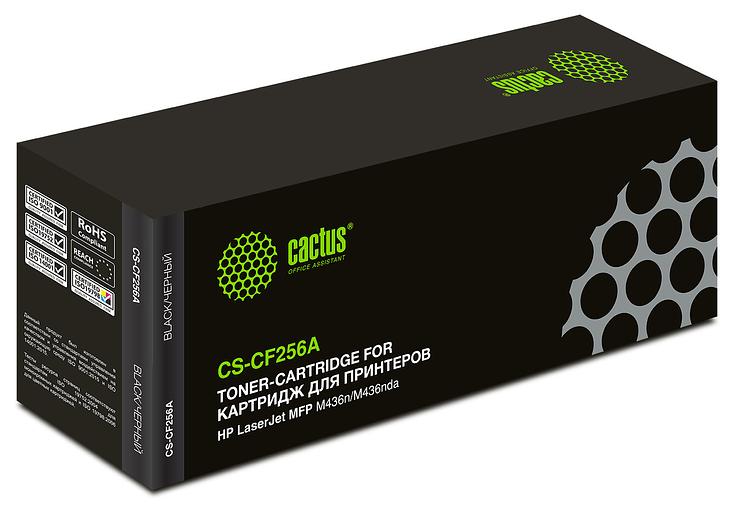 Картридж лазерный Cactus CS-CF256A CF256A черный (7400стр.) для HP LJ MFP M436n/M436nda фото 1