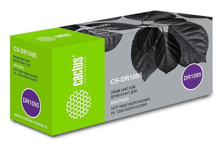 Блок фотобарабана Cactus CS-DR1095 DR-1095 черный ч/б:10000стр. для DCP 1602/1602R, HL 1202/1202R Brother фото 1