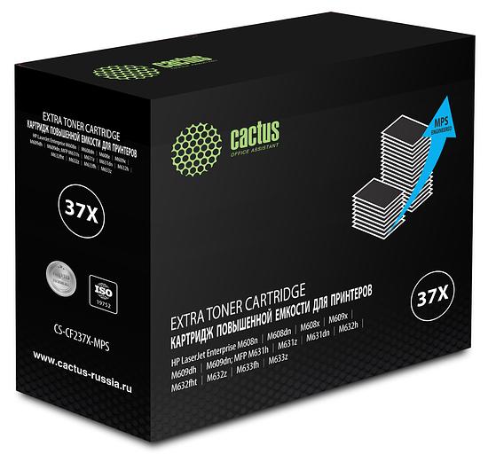 Картридж лазерный Cactus CS-CF237X-MPS CF237YX черный (50000стр.) для HP LJ M608n/M608dn/M609x/M631h/M631z/M632h фото 1