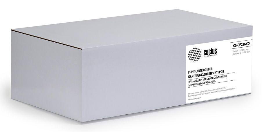 Картридж лазерный Cactus CS-CF226XD черный x2упак. (9000стр.) для HP LJ M402d/M402n/M426dw/M426fdn фото 1