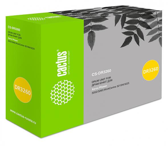 Блок фотобарабана Cactus CS-DR3260 101R00474 черный ч/б:10000стр. для PH 3052/3260 WC 3215/3225 Xerox фото 1