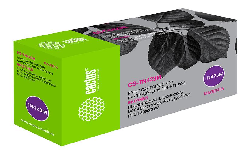 Картридж лазерный Cactus CS-TN423M TN-423M пурпурный (4000стр.) для Brother DCP L8410CDW/HL L8260CDW/MFC L8690CDW фото 1