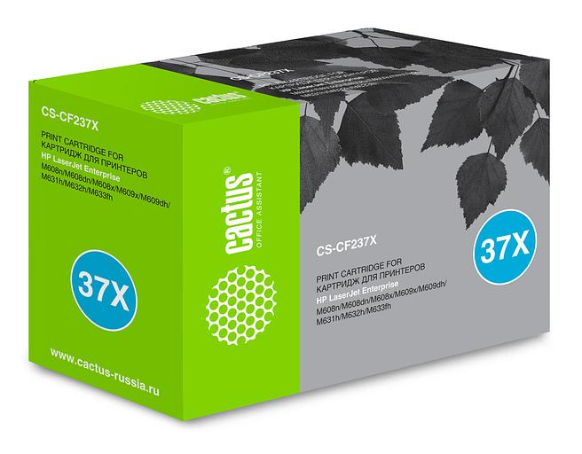 Картридж лазерный Cactus CS-CF237X CF237X черный (25000стр.) для HP LJ M608n/M608dn/M609x/M631h/M631z/M632h фото 1