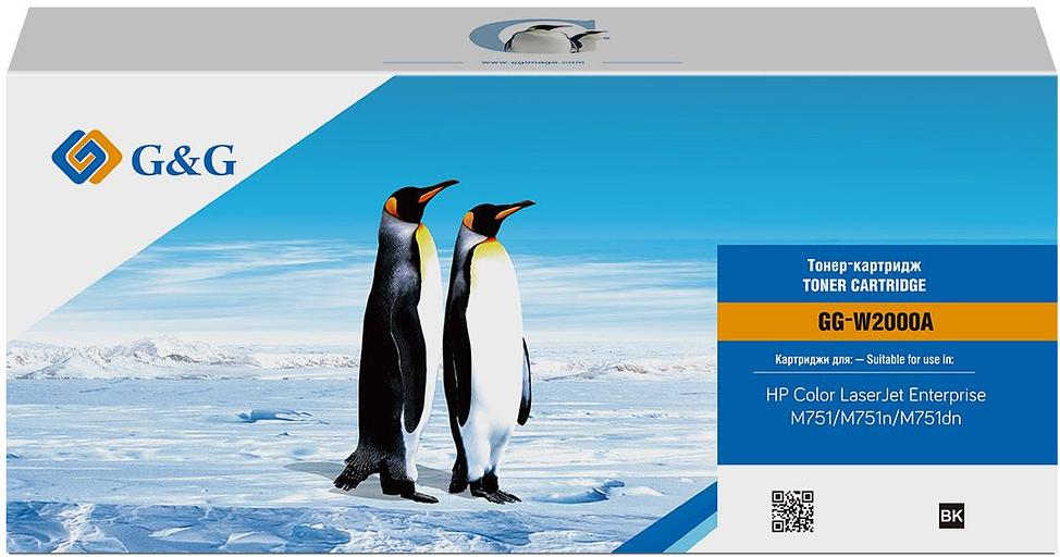 Картридж лазерный G&G GG-W2000A черный (7000стр.) для HP Color LaserJet Enterprise M751dn фото 1