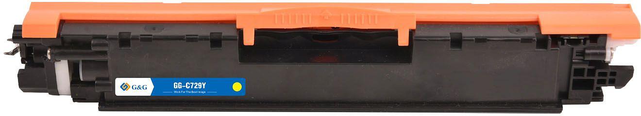 Картридж лазерный G&G GG-C729Y желтый (1000стр.) для Canon i-SENSYS LBP-7010C/ LBP-7018C фото 2