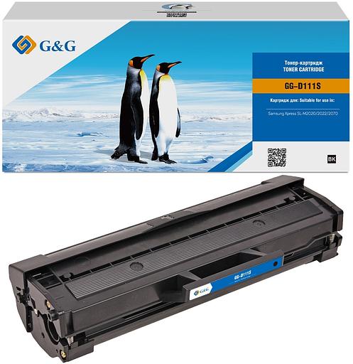 Картридж лазерный G&G GG-D111S черный (1000стр.) для Samsung Samsung Xpress SL-M2020/2022/2070 фото 2