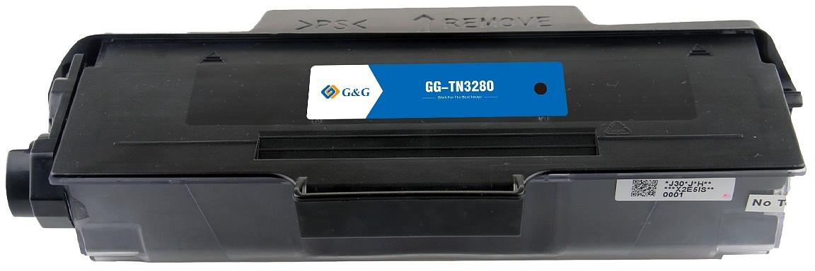 Картридж лазерный G&G GG-TN3280 черный (12000стр.) для Brother DCP-8085/8085DN/HL-5340/5340D/5350/5350DN/5370/5370DW/MFC-8880/8880DN фото 1