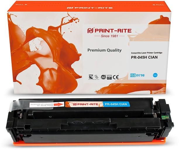 Картридж лазерный Print-Rite TFC448CPU1J PR-045H CIAN 045H Cian голубой (2200стр.) для Canon LBP 611Cn/613Cdw/631Cn/633Cdw/635Cx фото 2