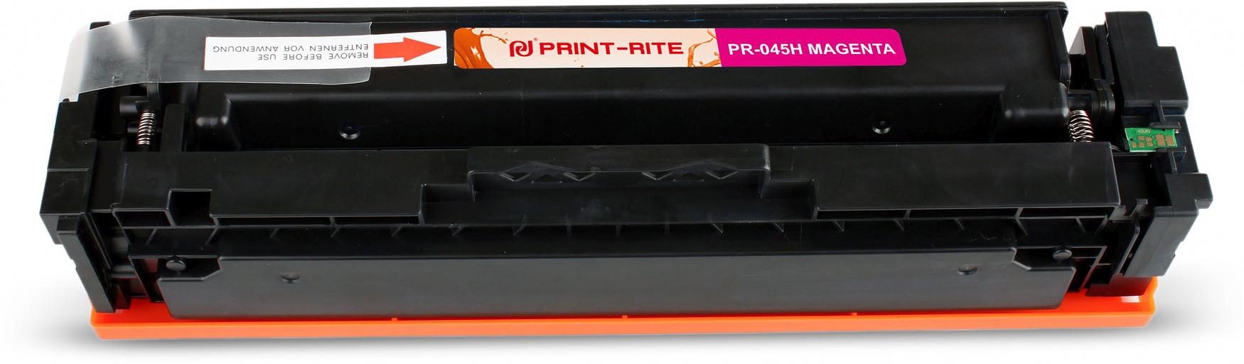 Картридж лазерный Print-Rite TFC449MPU1J PR-045H MAGENTA 045H Magenta пурпурный (2200стр.) для Canon LBP 611Cn/613Cdw/631Cn/633Cdw/635Cx фото 1