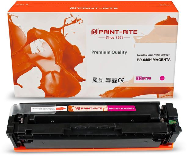 Картридж лазерный Print-Rite TFC449MPU1J PR-045H MAGENTA 045H Magenta пурпурный (2200стр.) для Canon LBP 611Cn/613Cdw/631Cn/633Cdw/635Cx фото 2