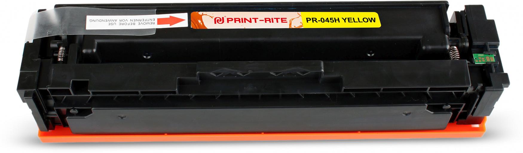 Картридж лазерный Print-Rite TFC450YPU1J PR-045H YELLOW 045H Yellow желтый (2200стр.) для Canon LBP 611Cn/613Cdw/631Cn/633Cdw/635Cx фото 1