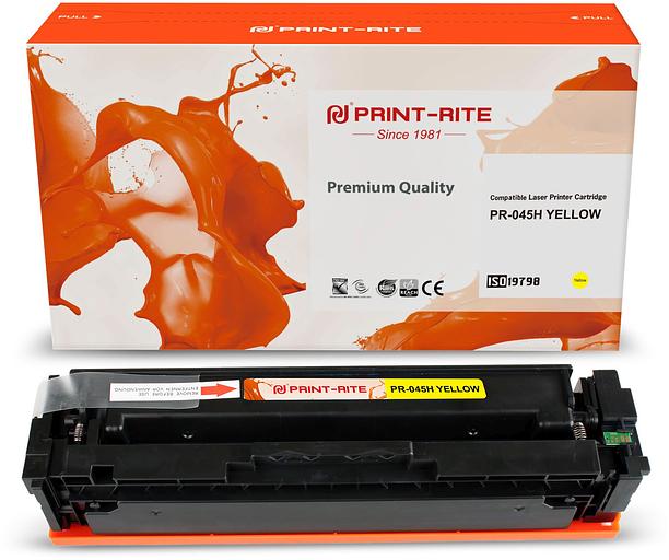 Картридж лазерный Print-Rite TFC450YPU1J PR-045H YELLOW 045H Yellow желтый (2200стр.) для Canon LBP 611Cn/613Cdw/631Cn/633Cdw/635Cx фото 2