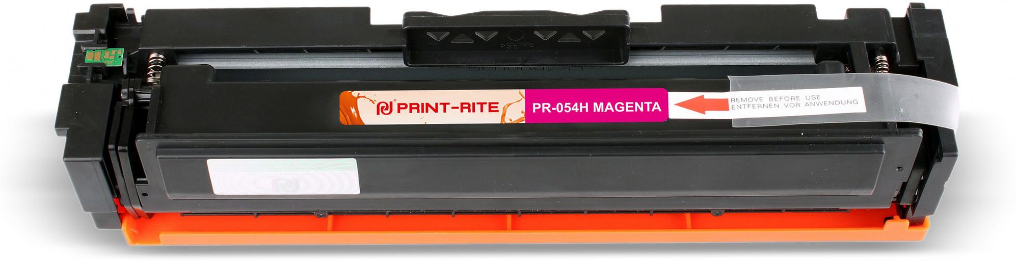 Картридж лазерный Print-Rite TFCA07MPU1J PR-054H MAGENTA 054H Magenta пурпурный (2300стр.) для Canon LBP 621Cw/623Cdw/641Cw/643Cdw фото 1