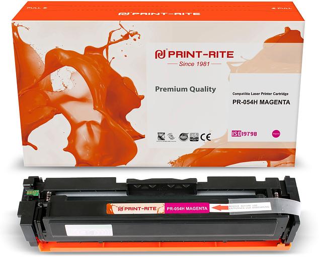Картридж лазерный Print-Rite TFCA07MPU1J PR-054H MAGENTA 054H Magenta пурпурный (2300стр.) для Canon LBP 621Cw/623Cdw/641Cw/643Cdw фото 2