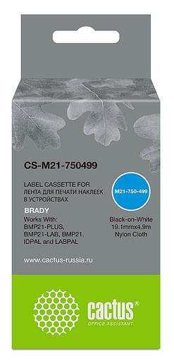 Картридж ленточный Cactus CS-M21-750499 черный для Brady BMP21-PLUS, BMP21-LAB фото 1